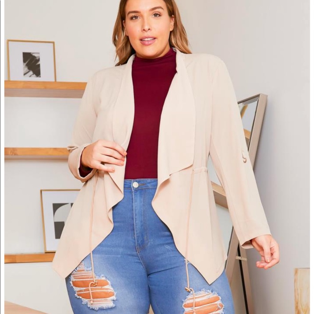 Asoph Blazer Style Cardigan